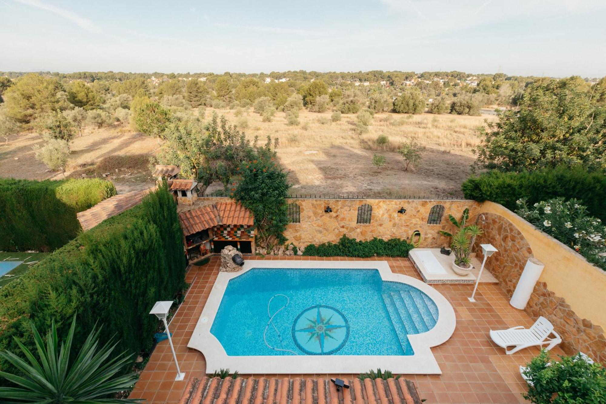 Chalet, Villa Rodeada De Naturaleza Piscina A Doce Klm De Valencia Y 7 Del Aeropuerto Экстерьер фото